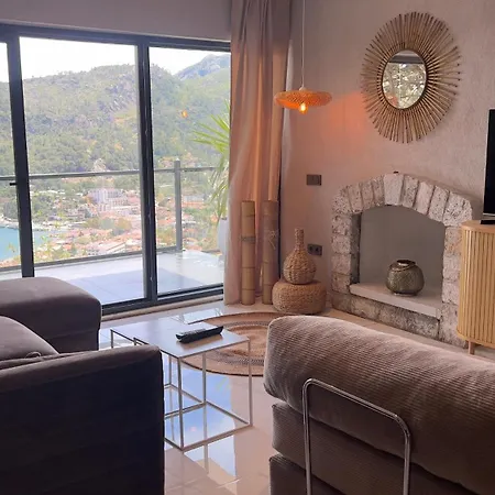شقة Mavinin Ve Yesilin Dansi, Panoramik Manzara, 75m2 مرمريس